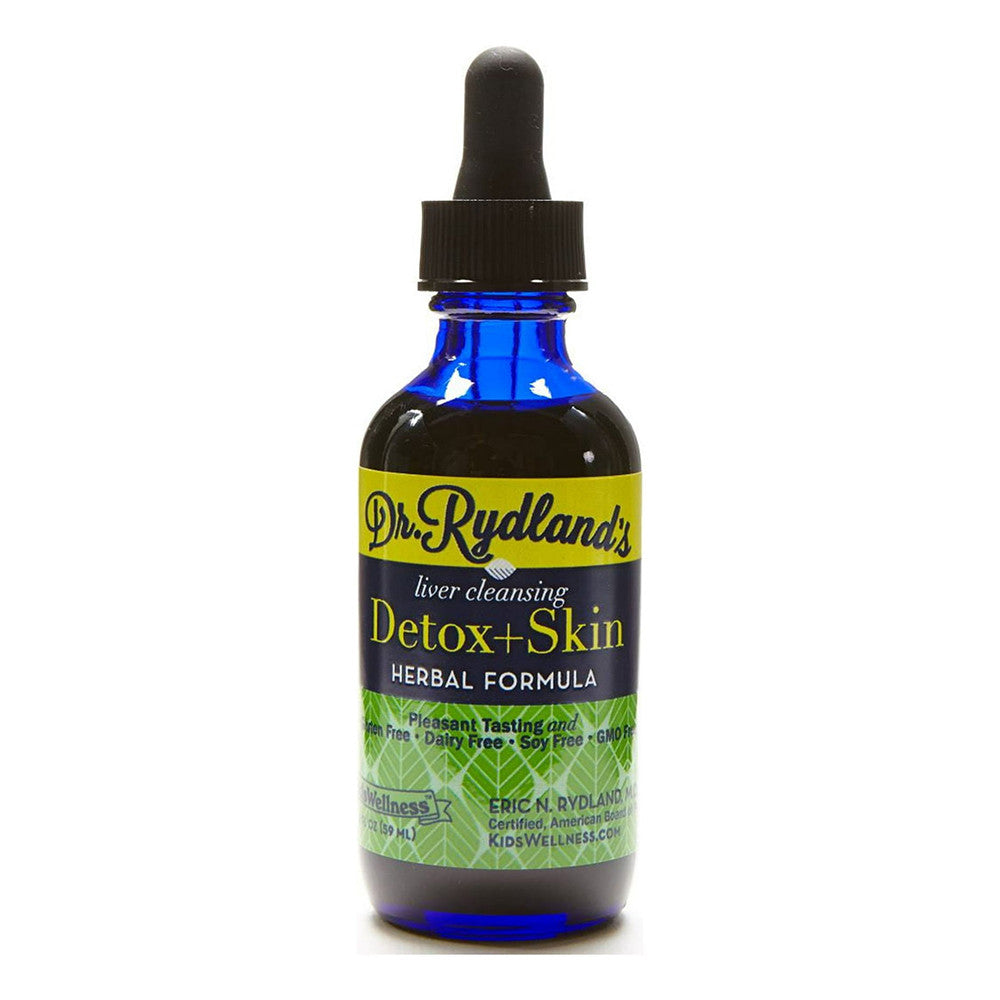 Dr Rydlands Liver Cleansing Detox and skin Pleasant Tasting Liquid Herbal Formulas, 2 Oz